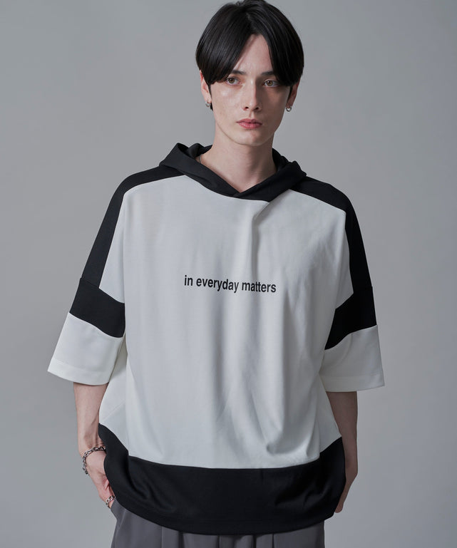 ホワイト　モデル：180㎝　L着用