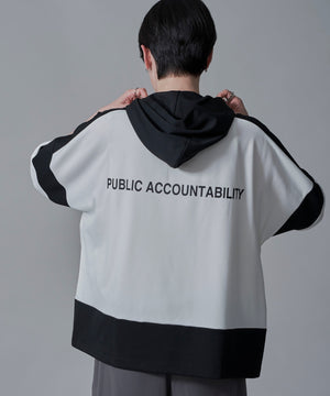 ホワイト　モデル：180㎝　L着用