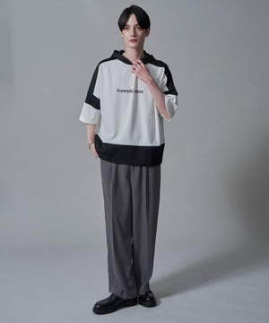 ホワイト　モデル：180㎝　L着用