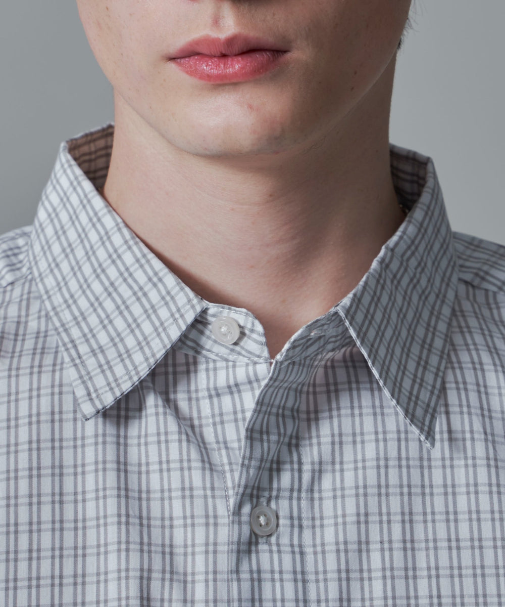 ワンポイントチェックシャツ（SS）