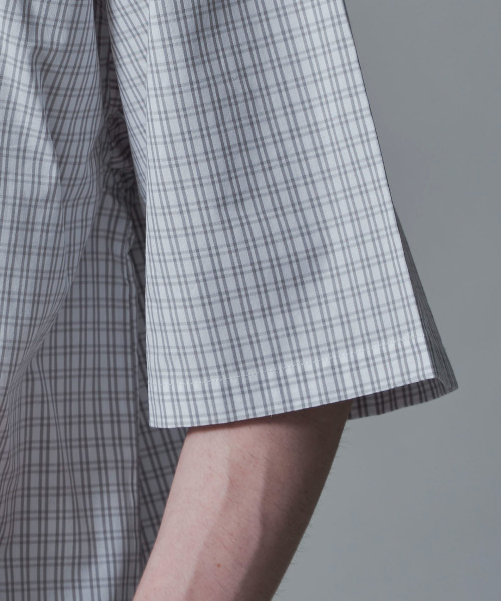 ワンポイントチェックシャツ（SS）