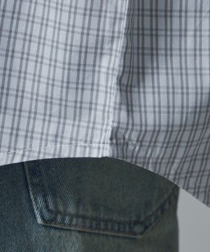 ワンポイントチェックシャツ（SS）