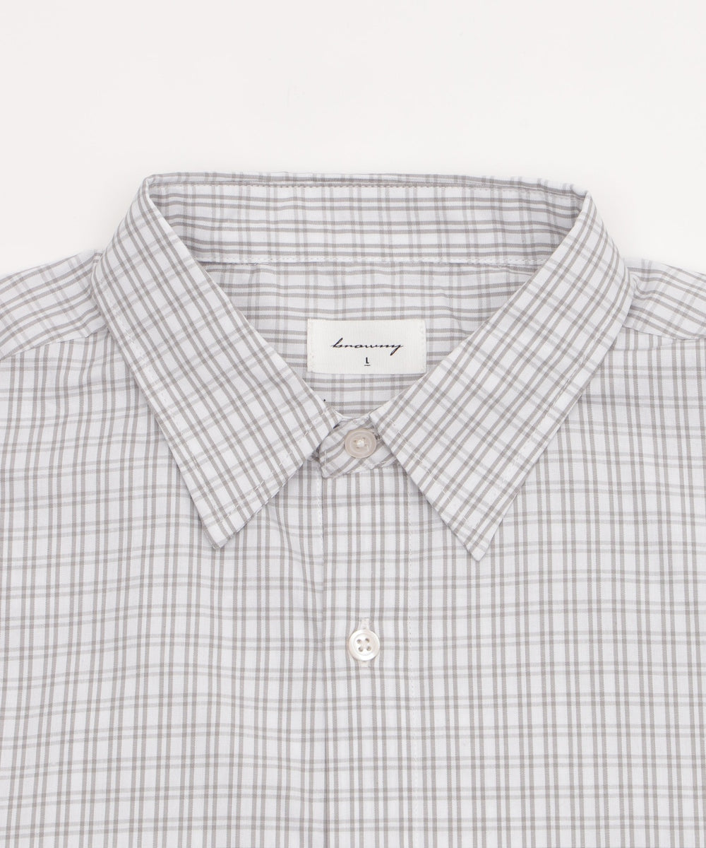 ワンポイントチェックシャツ（SS）