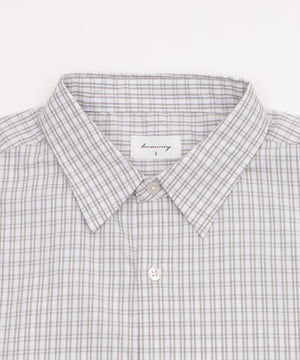 ワンポイントチェックシャツ（SS）