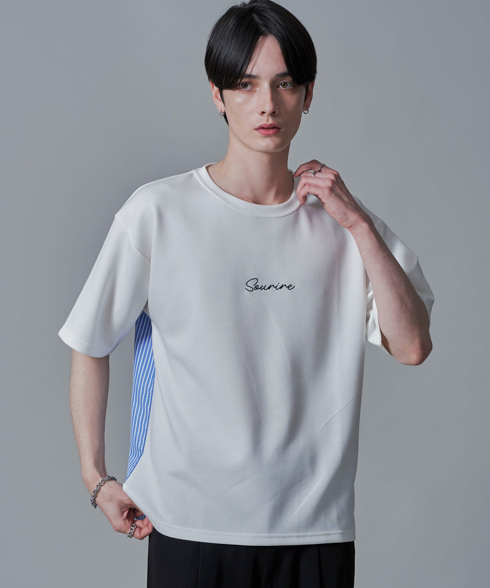 ホワイト　モデル：180㎝　L着用