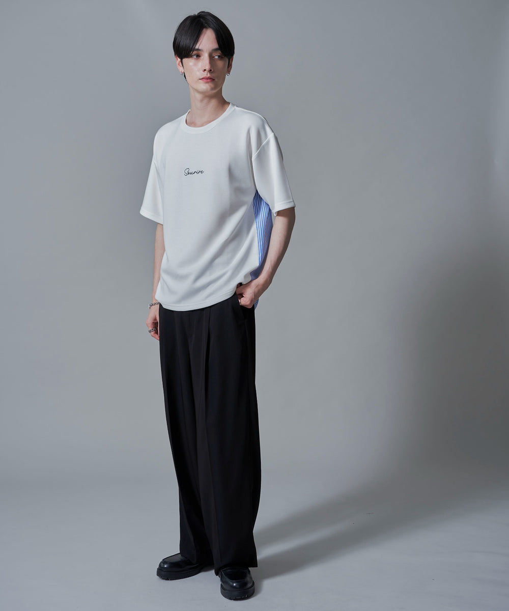 ホワイト　モデル：180㎝　L着用