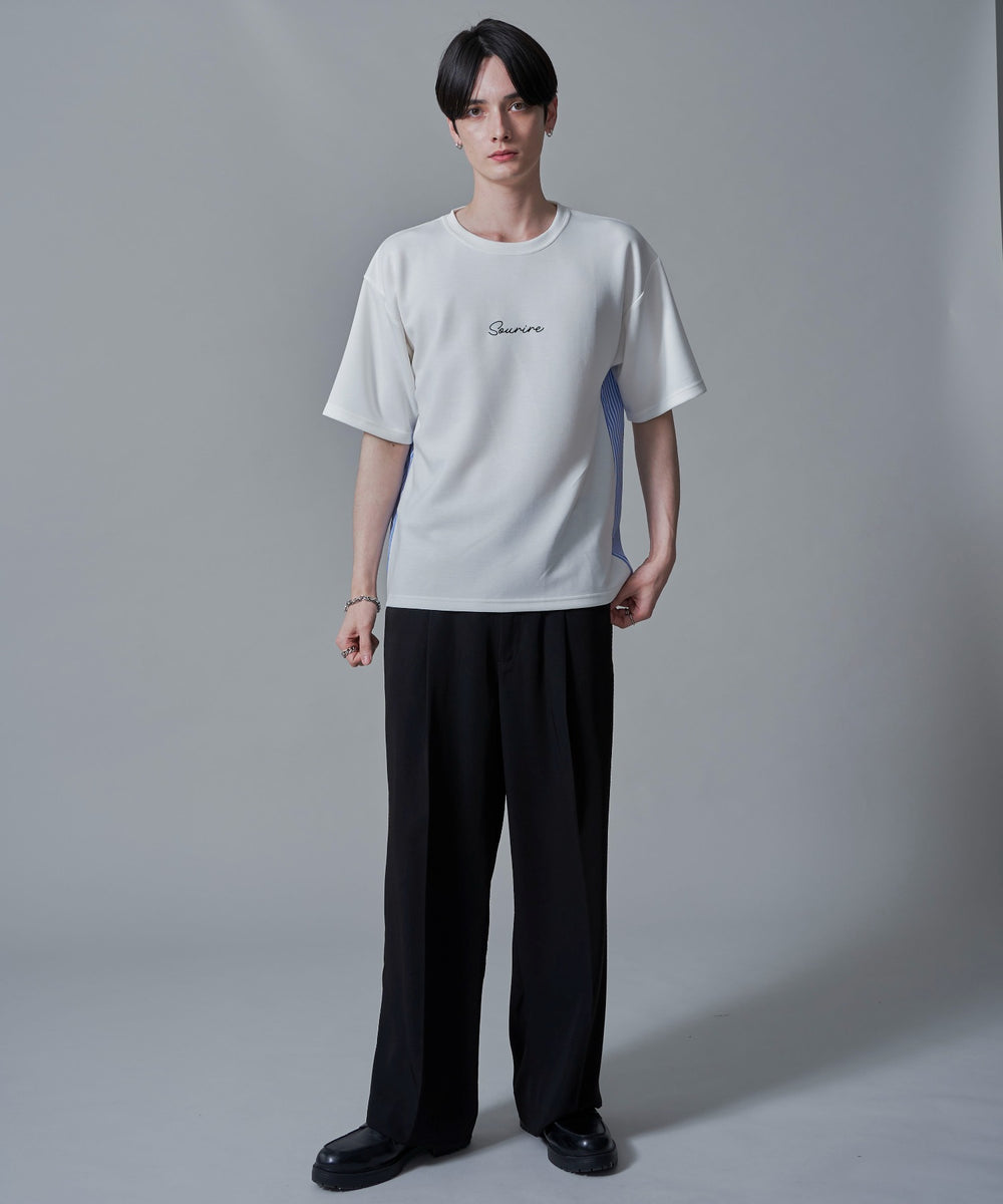 ホワイト　モデル：180㎝　L着用