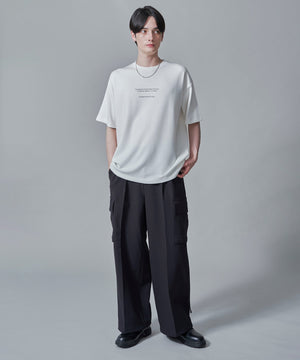 ホワイト　モデル：180㎝　L着用