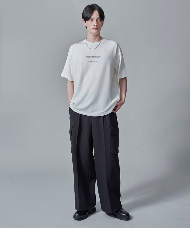 ホワイト　モデル：180㎝　L着用