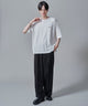 ホワイト　モデル：180㎝　L着用