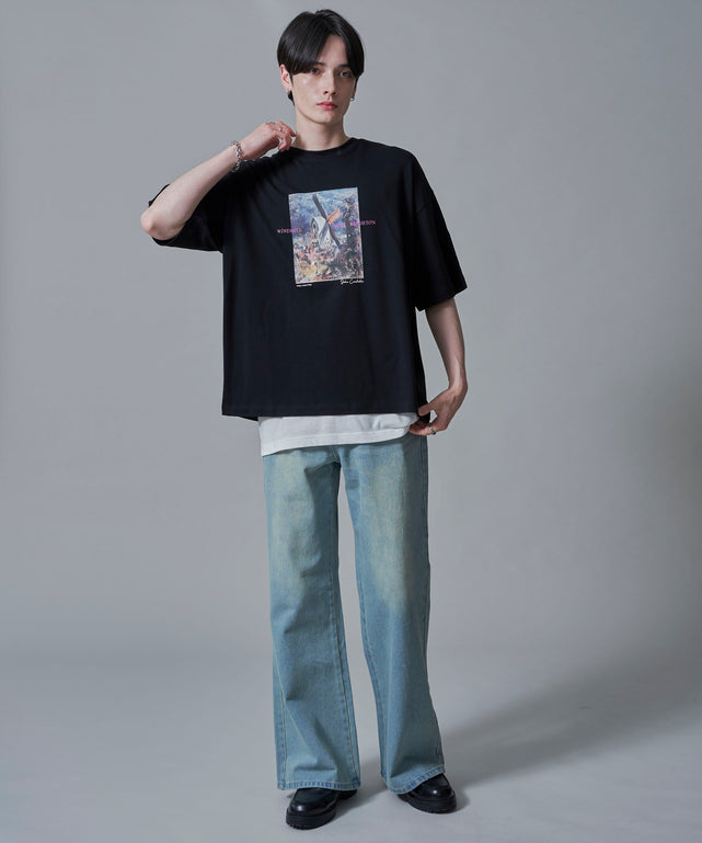 ブラック　モデル：180㎝　L着用