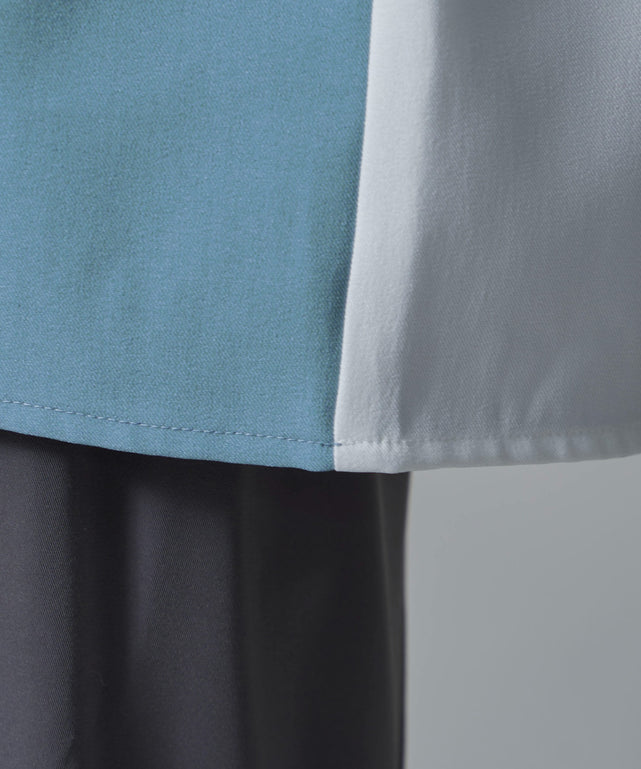 ドライポリカラーブロックシャツ（SS）