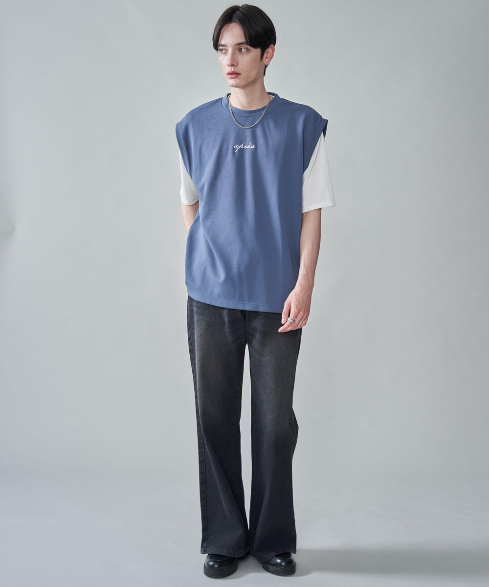 ブルー　モデル：180㎝　L着用