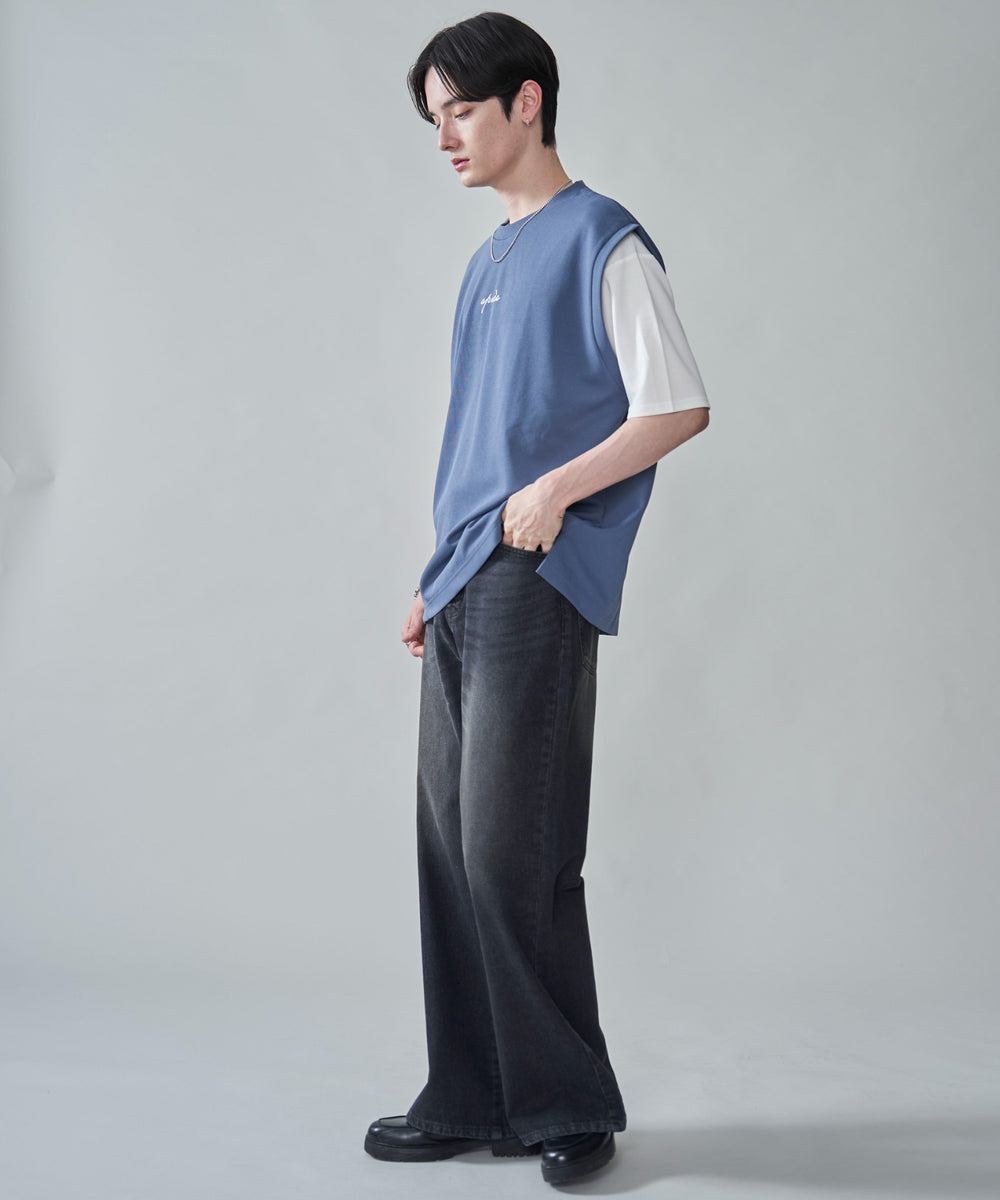 ブルー　モデル：180㎝　L着用