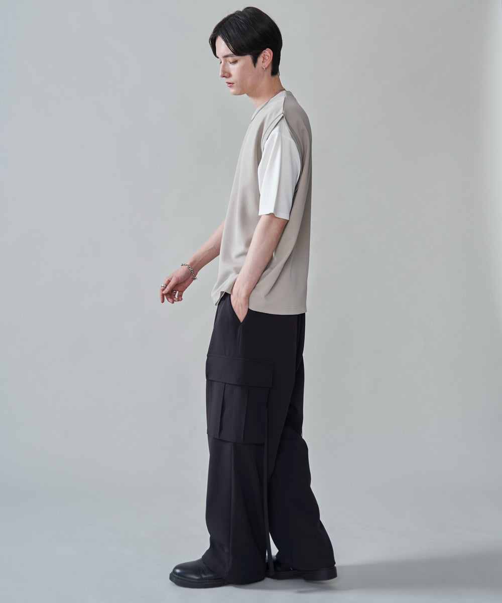 Lベージュ　モデル：180㎝　L着用