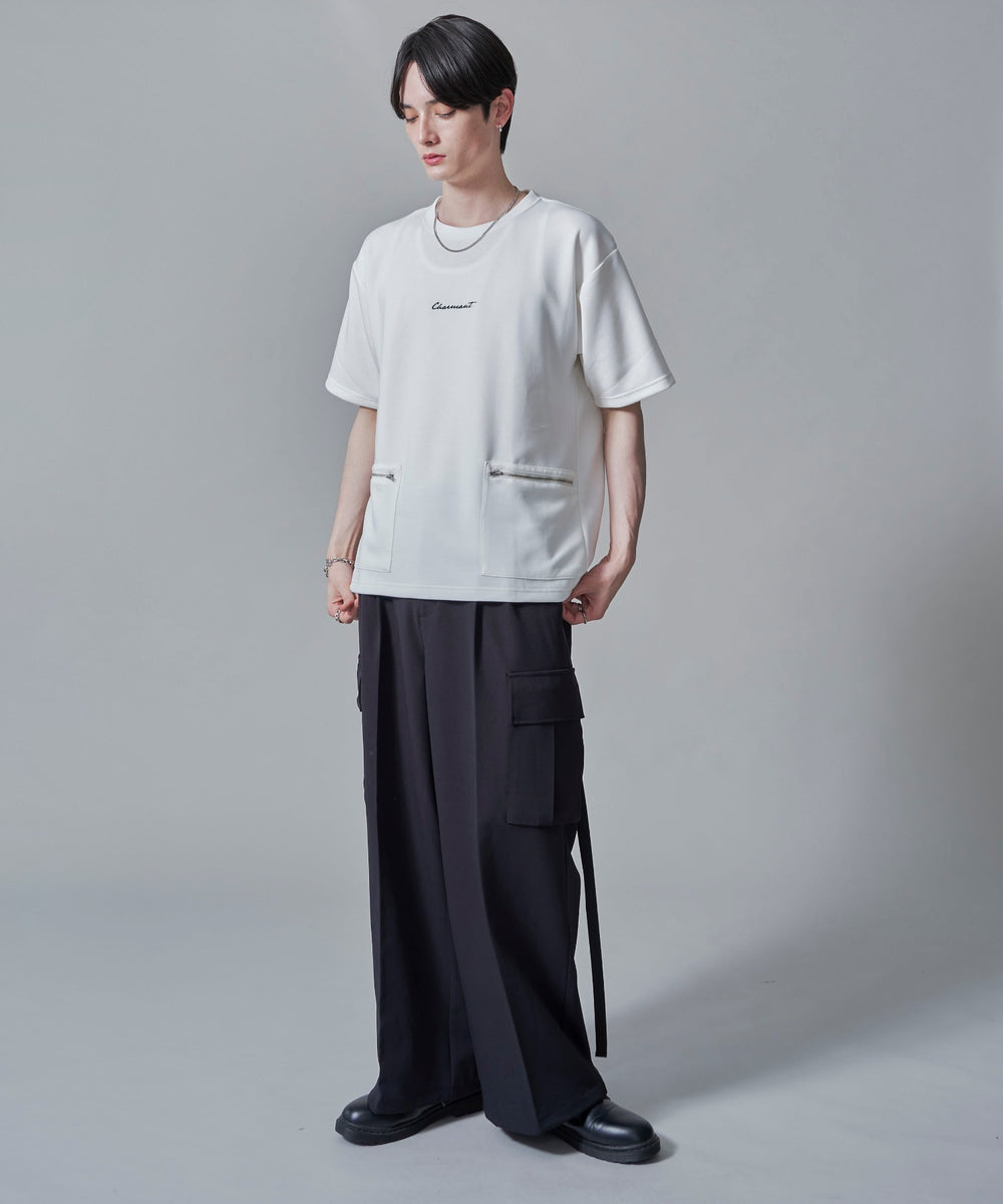 ホワイト　モデル：180㎝　L着用