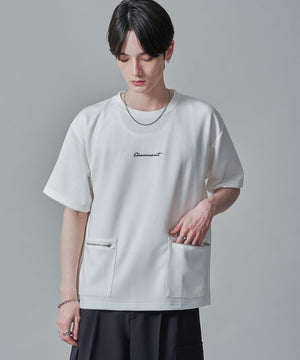 ホワイト　モデル：180㎝　L着用