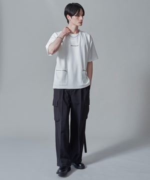 ホワイト　モデル：180㎝　L着用