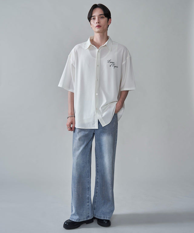 ホワイト　モデル：180㎝　L着用