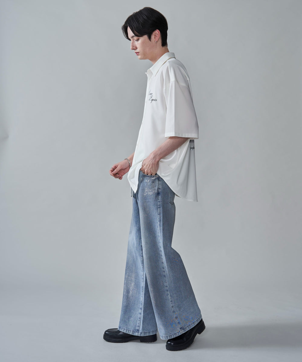 ホワイト　モデル：180㎝　L着用