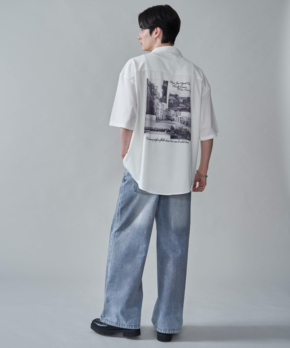 ホワイト　モデル：180㎝　L着用