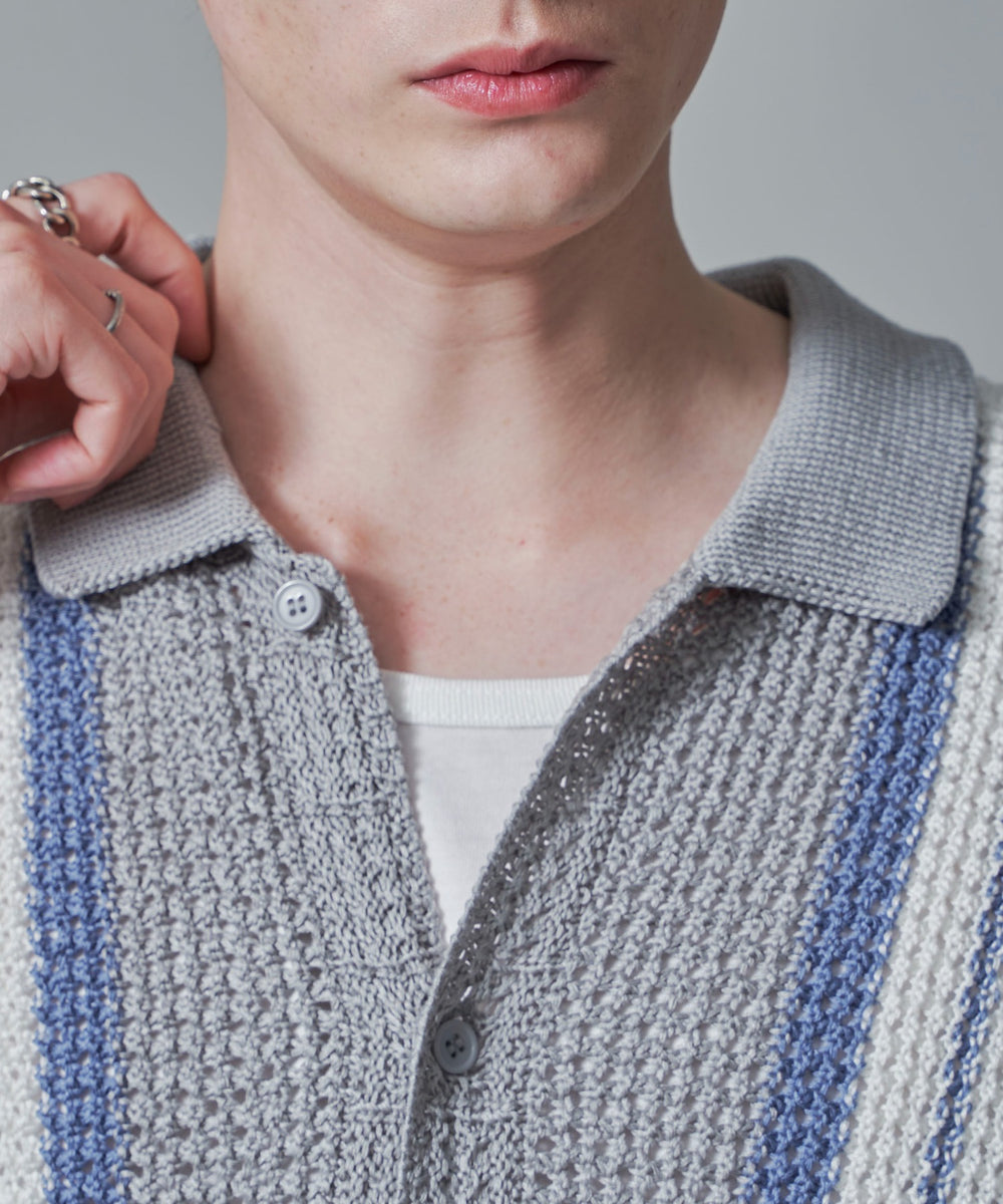 ラインニットシャツ（SS）