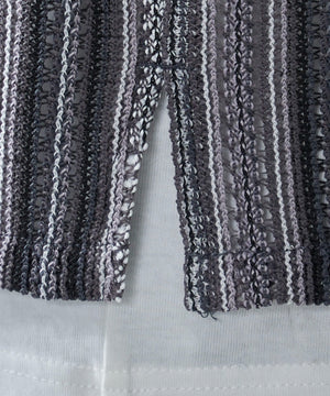 ストライプメッシュBIGシャツ（SS）