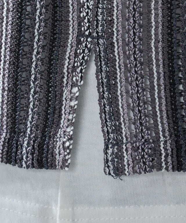 ストライプメッシュBIGシャツ（SS）