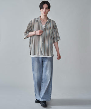 オフホワイト　モデル：180㎝　L着用