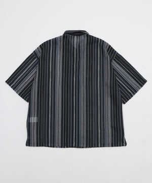 ストライプメッシュBIGシャツ（SS）