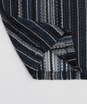 ストライプメッシュBIGシャツ（SS）