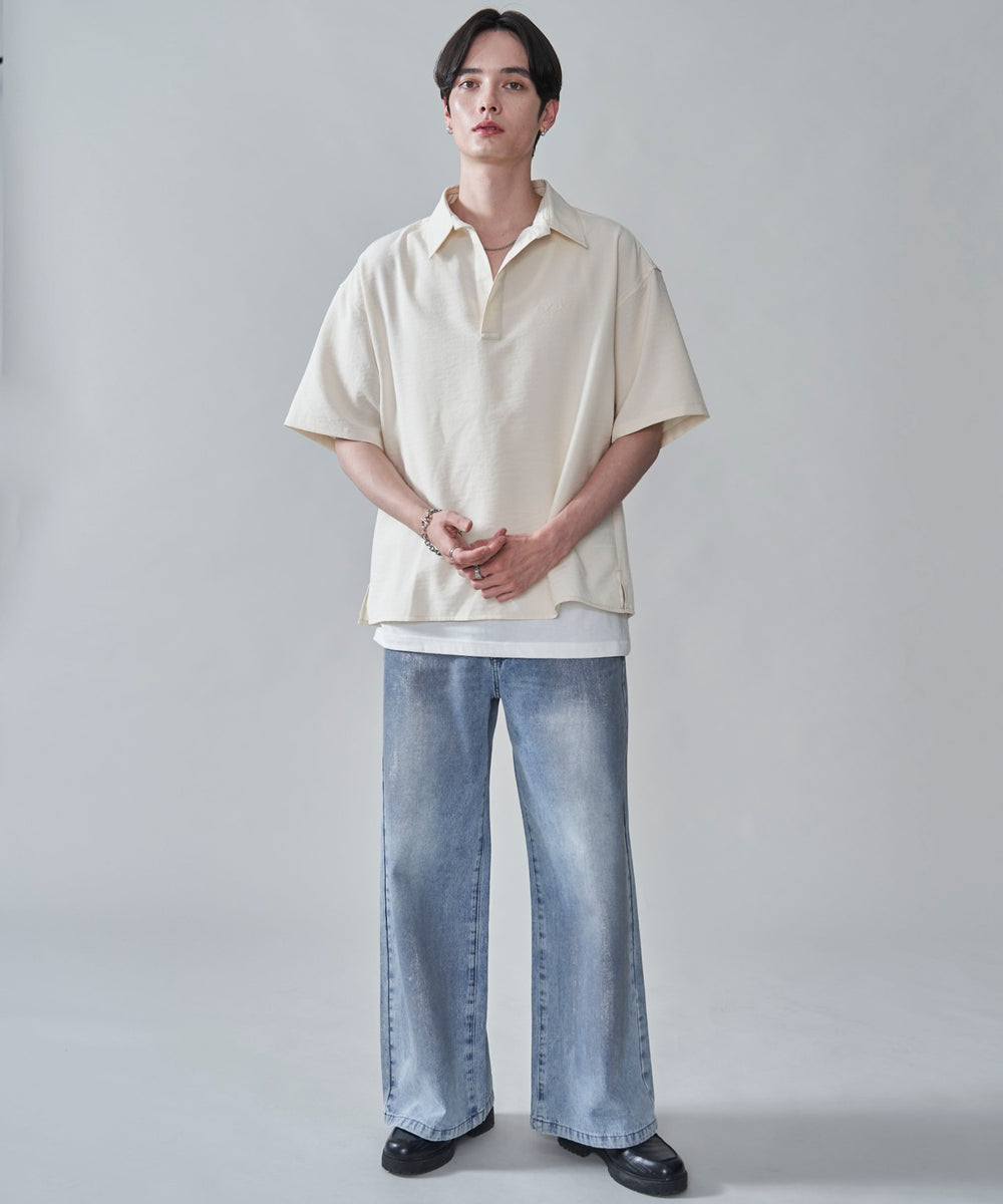 オフホワイト　モデル：180㎝　L着用