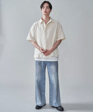 オフホワイト　モデル：180㎝　L着用