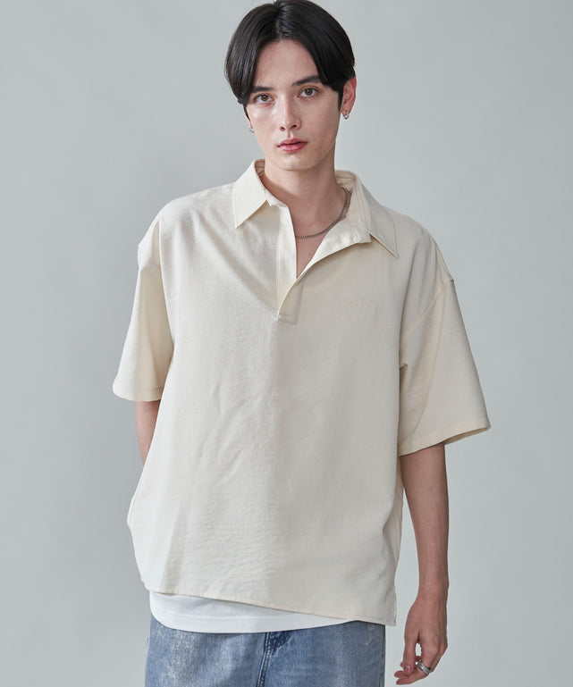 オフホワイト　モデル：180㎝　L着用