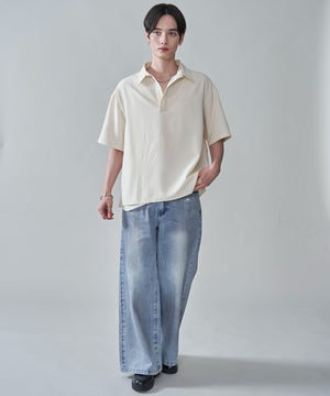 オフホワイト　モデル：180㎝　L着用