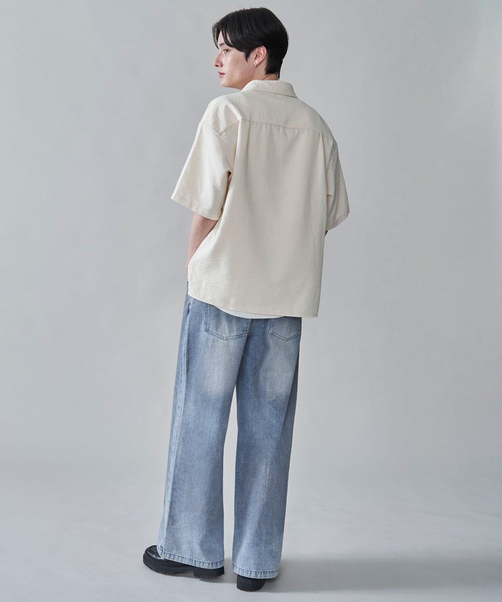 オフホワイト　モデル：180㎝　L着用