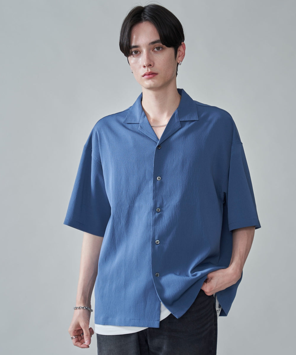 ブルー　モデル：180㎝　L着用