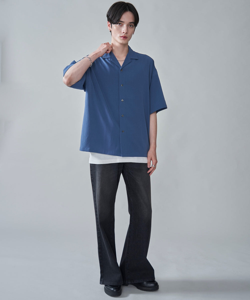 ブルー　モデル：180㎝　L着用