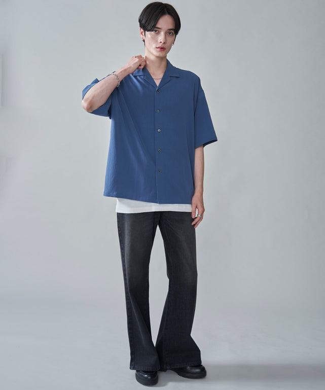 ブルー　モデル：180㎝　L着用