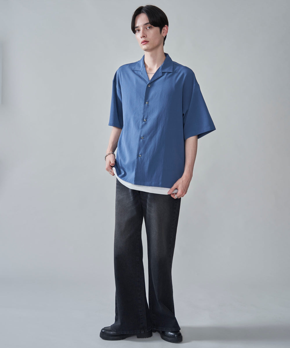 ブルー　モデル：180㎝　L着用