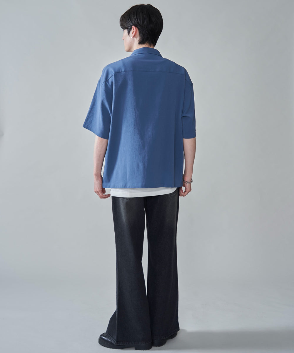 ブルー　モデル：180㎝　L着用