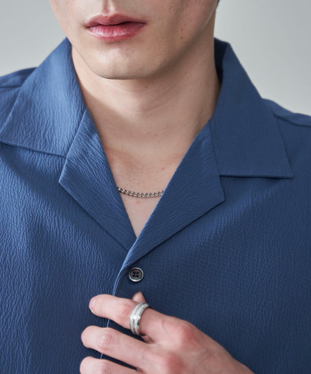 クレープオープンカラーシャツ（SS）