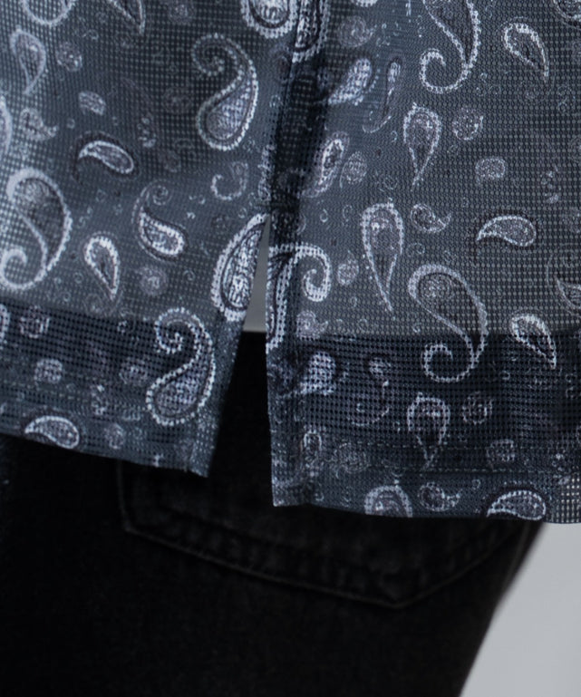 メッシュパターンアンサンブルPOシャツ（SS）