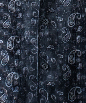 メッシュパターンオープンカラーシャツ（SS）