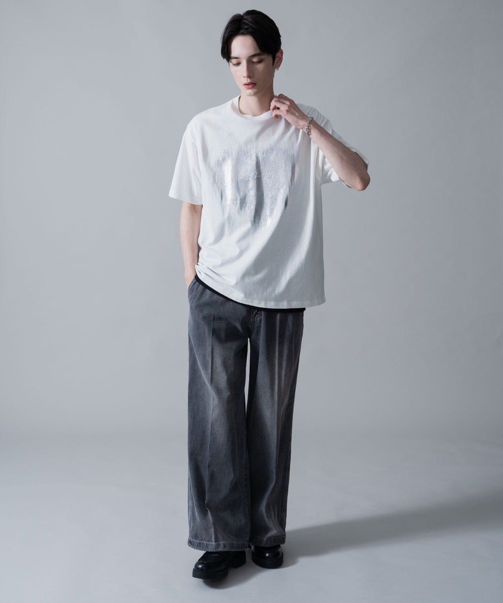 ホワイト　モデル：180㎝　L着用