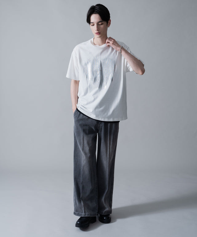 ホワイト　モデル：180㎝　L着用