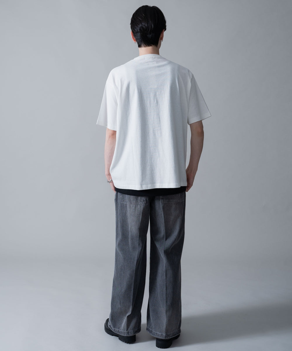 ホワイト　モデル：180㎝　L着用