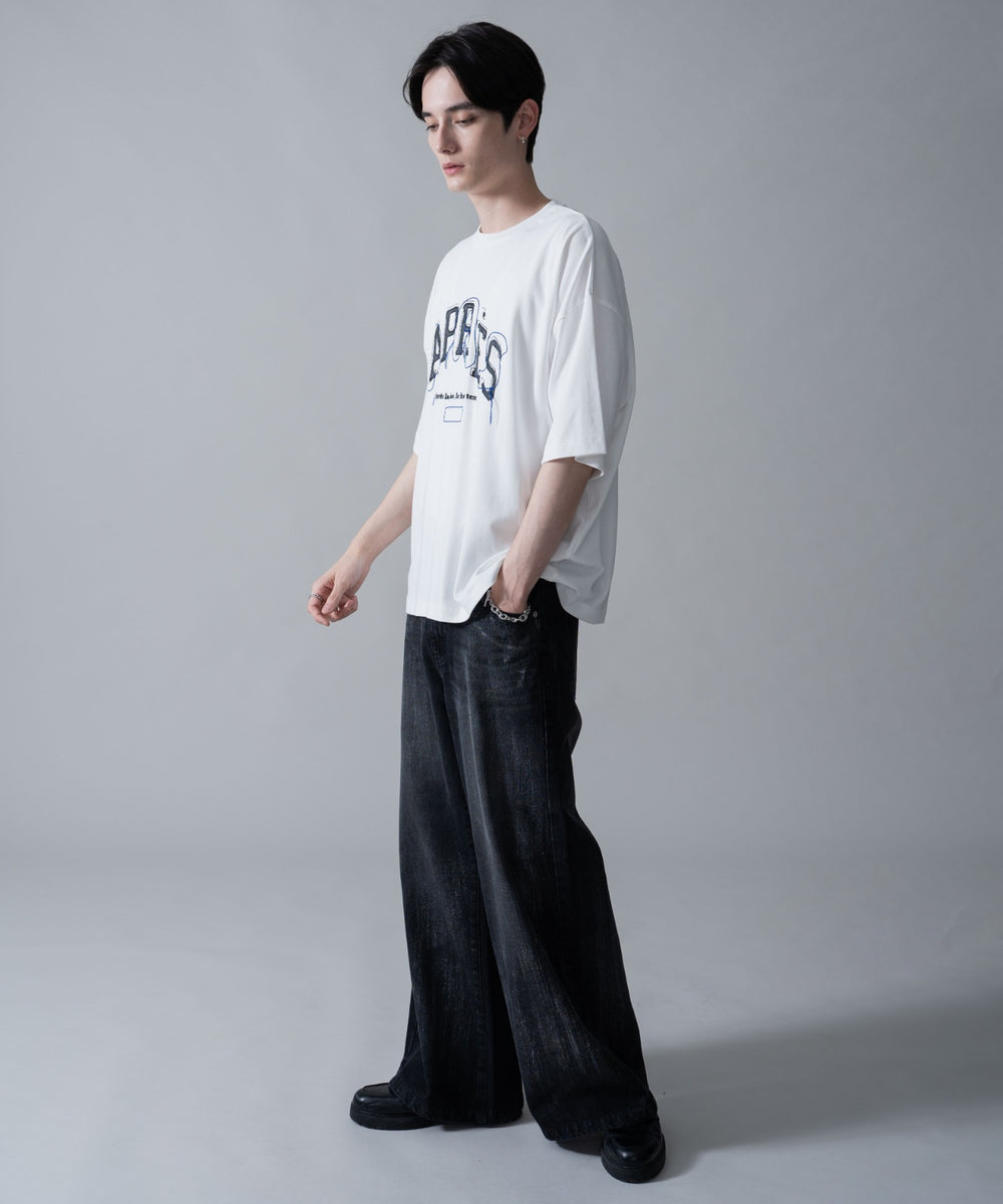 ホワイト　モデル：180㎝　L着用