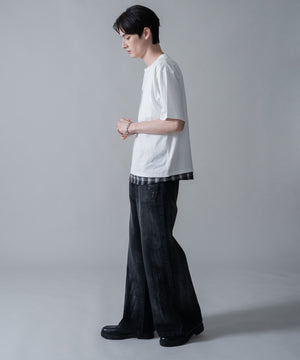 ホワイト　モデル：180㎝　L着用