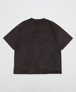 フェイクスウェードエンボスロゴT（SS）